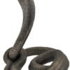 Magicun  Collection~Large Bronzed King Cobra Statue