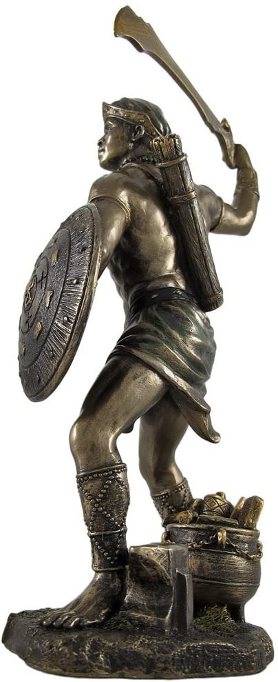 Magic  Collection~Bronzed Oggun God of War, Iron and Hunting Statue