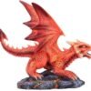 Artist Collections~ Anne Stokes Age Small Fire Dragon Figurine, Red, One Size