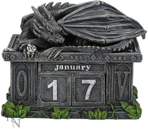 Fantasy Collection~ B2942H7 Fortune's Keeper Calendar 10.8cm Grey, Resin