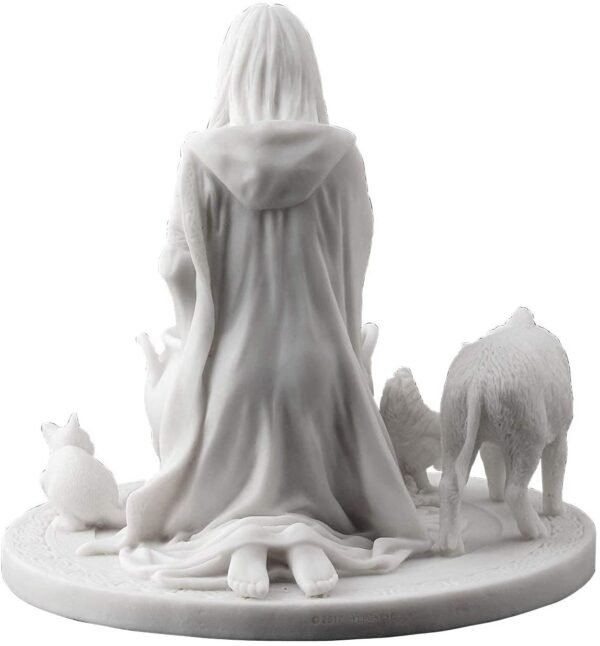 Magic  Collection~Ceridwen - Celtic Goddess of Knowledge with Cauldron Statue