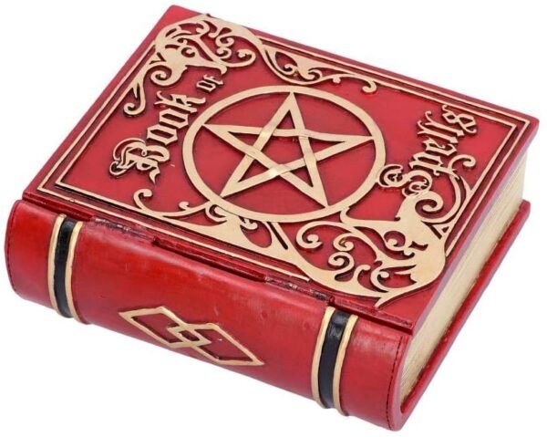 Wiccan Collection~Book of Spells Red 15.5cm, One Size