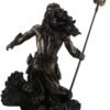 Magic  Collection~Poseidon Greek God of The Sea Commanding Waves Statue 20 Inch