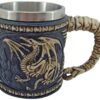 Fantasy Collection~ Dragon Skeleton Tankard Mug 13cm Black