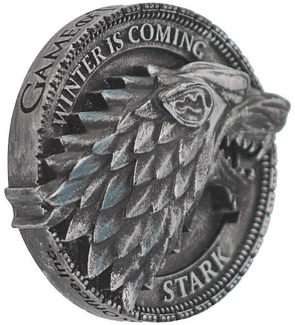 Magicun N.Giftware~House Stark Magnet 6cm Game of Thrones, Silver