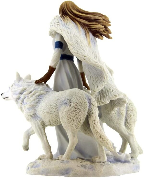 Artist Collections~ Winter Guardians Anne Stokes Figurine 23cm White, Resin