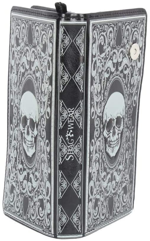 Magicun N.Giftware~Skull Tarot Purse 19cm Black, PU, 18.5cm