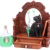 Artist Collections~ B4955R0 Lisa Parker Absinthe Cat and Green Fairy Figurine, 21.5cm