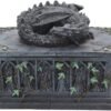 Magicun N.Giftware~Dragon Tarot Box Black, Resin, 18cm