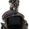 Magic  Collection~Mermaid Mother and Child Bronzed Clock Statue