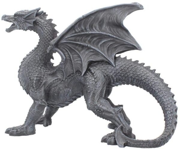 Nemesis Now Dragon Watcher Large 49cm, Resin, Black