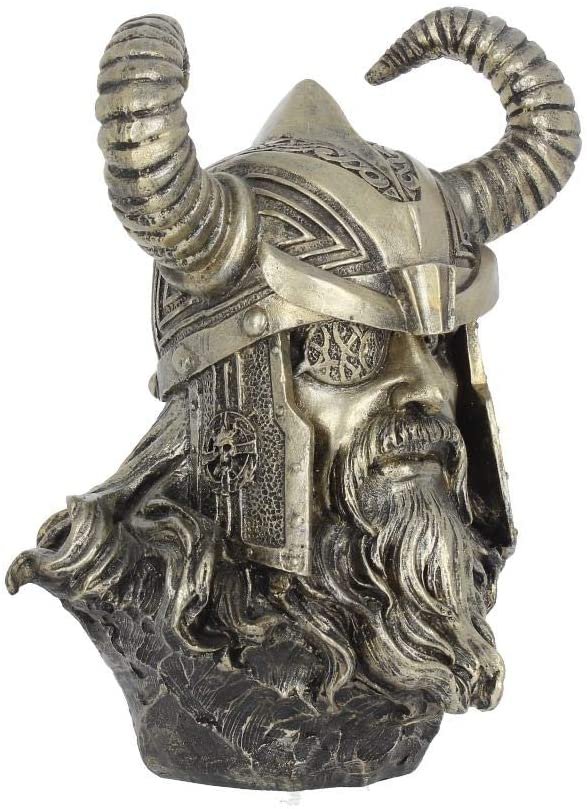Mythology Collection~ Odin Bust Figurine 27cm Bronze