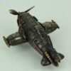 Magic  Collection~Steampunk Style Bronze Finish Single Propeller Airplane Statue