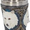 Animal Collection~ Ghost Wolf (Set of Four) Shot Glasses 8cm White