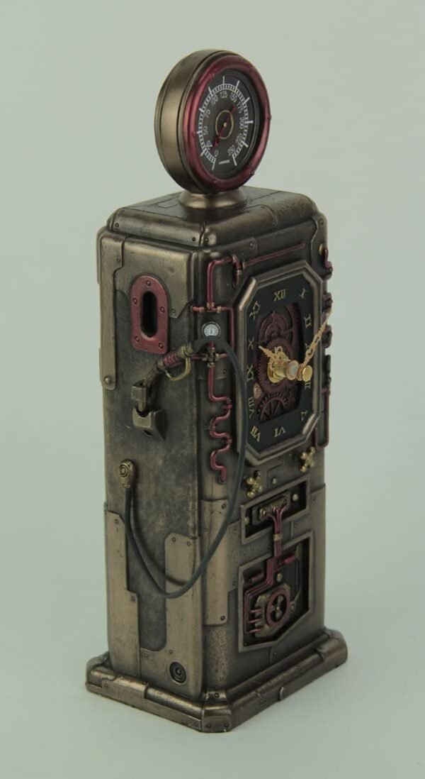 Magic  Collection~Steampunk Fuel Dispenser Working Clock Tower Statue