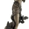 Magic  Collection~Bronzed Aphrodite with Doves on Scallop Shell Statue