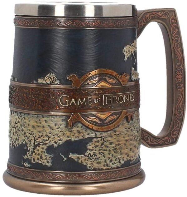 Magicun N.Giftware~The Seven Kingdoms Tankard Game of Thrones Mug 23cm Blue