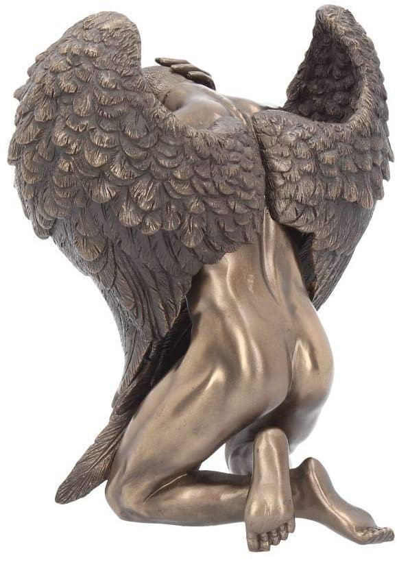 Light Collection~Angels Retreat 16cm Figurine, Bronze