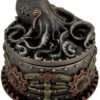 Magic  Collection~Decorative Bronze Finish Steampunk Octopus Trinket Box