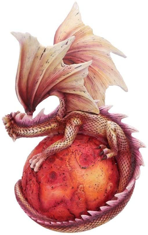 Fantasy Collection~ D4990R0 Mars Guardian Red Planet Dragon Figurine, Polyresin, One Size