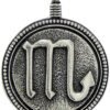 Soloman Pentant~Pewter Scorpio"The Scorpion" Zodiac Sign Astrology Pendant
