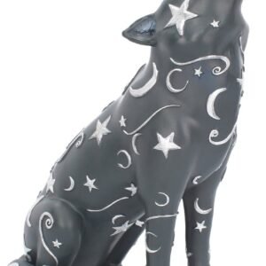 Animal Collection~ Lupus Figurine 29cm Grey, Resin, One Size