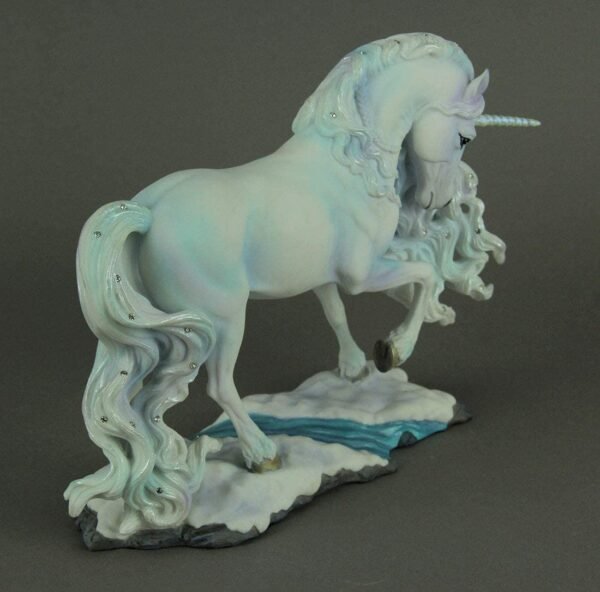 Magic  Collection~Veronese Pear Lescent Unicorn Statue by Artist Lura Lakota