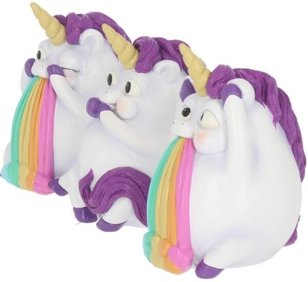 Nemesis Now Three Wise Pukicorns Figurine 8.5cm White, Resin, One Size