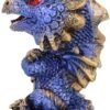 Magicun N.Giftware~Blue Bobling Metallic Dragon Bobble Head Figurine, us:one Size