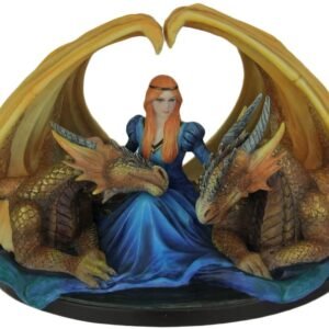 Magic  Collection~Anne Stokes Maiden with Dragons Statue - Slow - DNR