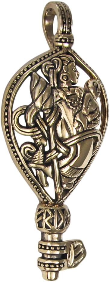 Bronze Goddess Frigga's Key Pendant