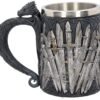 Magicun N.Giftware~Sword Tankard Mug 14cm Silver