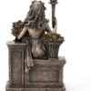 Magic  Collection~9 Inch Demeter Greek Roman Goddess of Agriculture Sitting Throne Antique Bronze Finish Statue