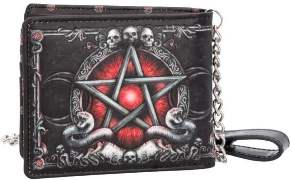 Dark Collection~Baphomet Wallet, Black, One Size