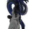 Magic  Collection~Veronese Resin Statues Andrew Bill Sapphire Sentinel Hand Painted Blue Dragon Statue 5.5 X 10.5 X 3.5 Inches Blue