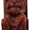 Magicun Altar~Dryad Design Seated Goddess Statue Wood Finish