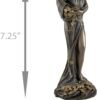Magic  Collection~Bronzed Fortuna Roman Goddess of Fortune Statue Tykhe 7 in.