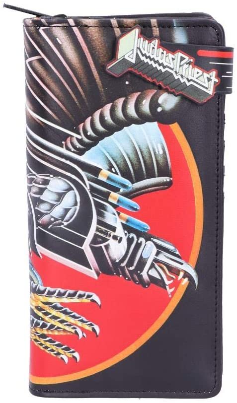 Magicun N.Giftware~Judas Priest Screaming for Vengeance Purse 18.5cm, PU, Black