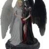 Magic  Collection~Resin Statues James Ryman Dark and Light Angel Fantasy Statue 8 X 9 X 6 Inches Bronze