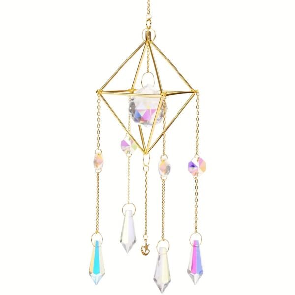 K9 crystal ball ab colour air bromeliad flower stand crystal lamp hanging sun catcher garden festival hanging decorations