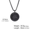 Celestial Guardians: Archangels Sigil Talisman Necklaces for Men and Boys - Stainless Steel Seal of Solomon Pendant Chains - Sacred Religious Amulet Jewelry