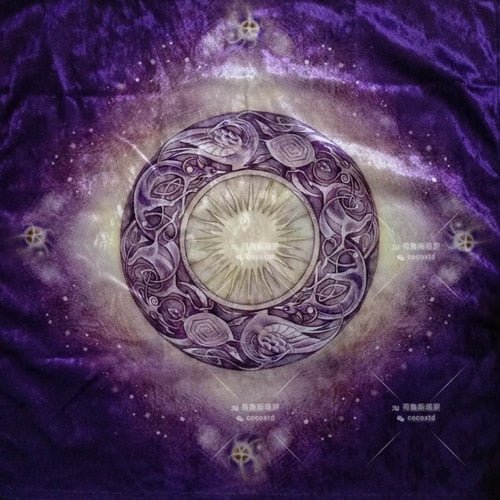 Altar Cloth~65X65CM Shadowscapes Velvet Tarot table cloth board Game Divination Tablecloth Accessories