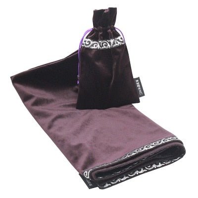 66x66cm Tarot Tablecloth With Bags  High Quality Flocking Fabric , Tarot Board Game Accessories By Hand