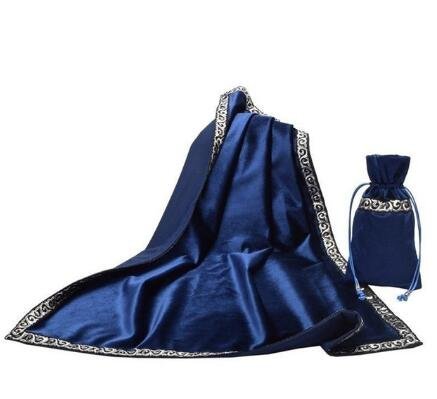 66x66cm Tarot Tablecloth With Bags  High Quality Flocking Fabric , Tarot Board Game Accessories By Hand