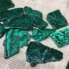 Natural Malachite Slice Crystal Mineral Specimen Polished Quartz Slab Rock Home Decoration Gift Energy