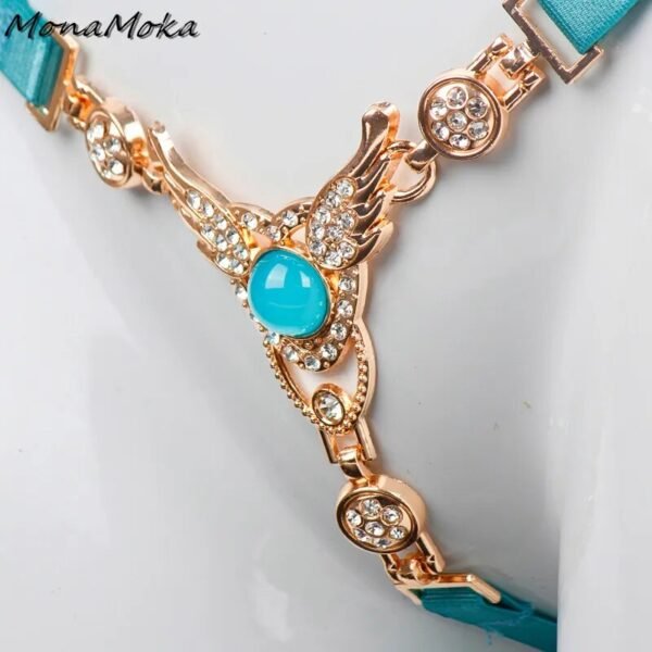 Limited Time Offer Women Sexy Shiny Rhinestone Panties Thongs Open Crotch Seamless Massage Underwear Erotic Lingerie G-string