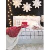 Zander 2-Piece White Plaid Microfiber Twin Comforter Set