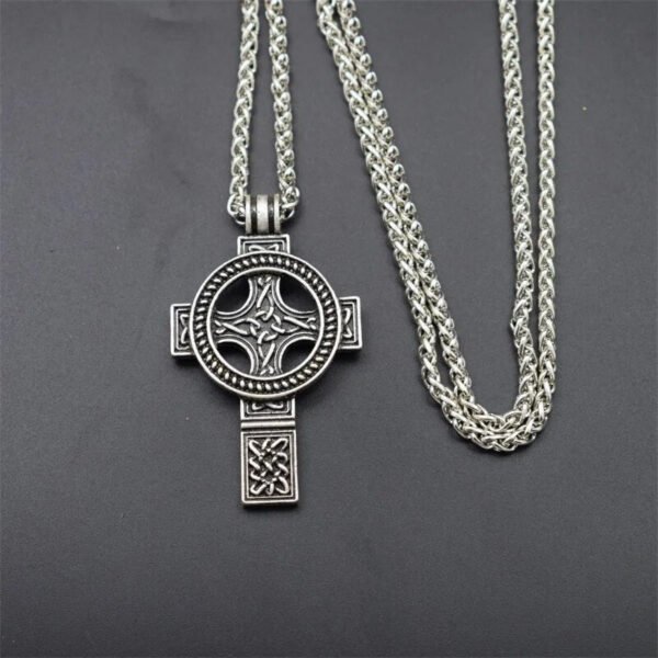 Celtics Knot Cross Pendant Necklace Christian Jewelry Religious Amulets Gift
