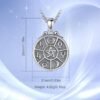 Tetragrammaton Necklace Wiccan Protection Amulet Pentacle Star Jewelry