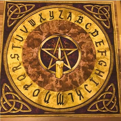 70x70cm Altar Tarot Cards Party Table Cloth Board games Astrology Pentagram Tablecloth For Divination Wicca Tapestry Vintage Tarot &Divination